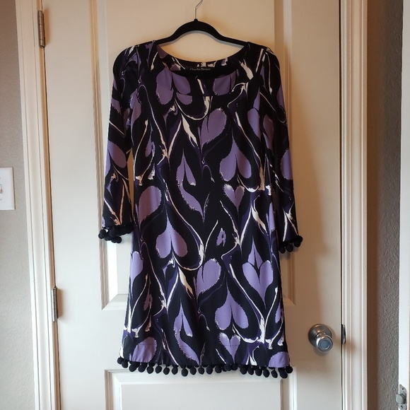 Charlie Brown Pom Pom Detail Dress - Picture 1 of 6